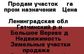 Продам участок 2,5га пром/назначения › Цена ­ 16 250 000 - Ленинградская обл., Гатчинский р-н, Большое Верево д. Недвижимость » Земельные участки продажа   . Ленинградская обл.